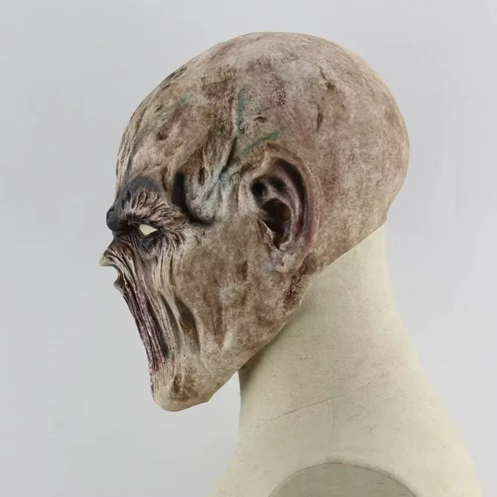 Halloween Zombie Mask Scary Mask Terror Ghost Devil Mask Cosplay Prop Dance Party Scary Biochemical Vampire Dress up Mask