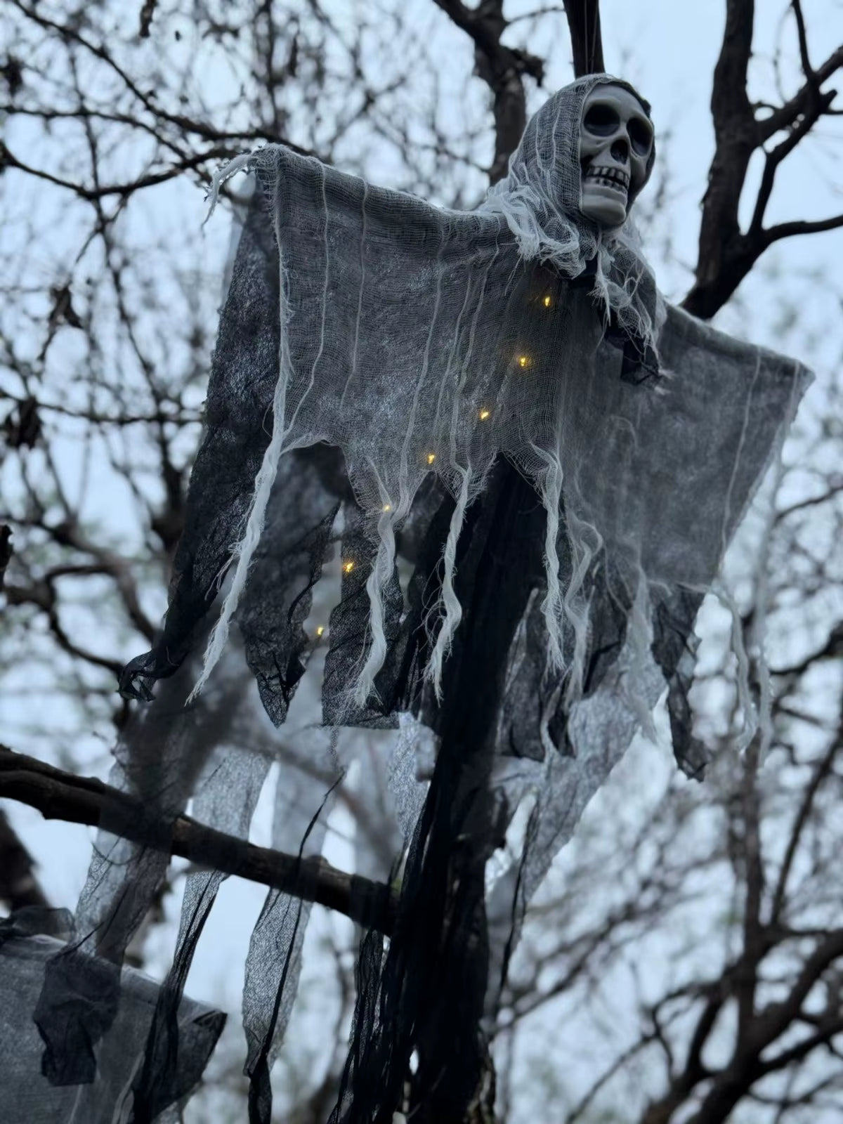 Halloween Creepy Scary Animated Skeleton Ghost Pandent Halloween Party Decoren Scary Skeleton Decor, Preferred Gift for Friends